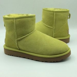 bright yellow uggs boots